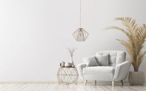 décorer un mur blanc