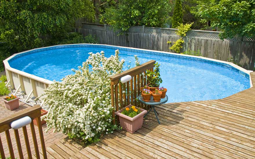 habiller une piscine tubulaire