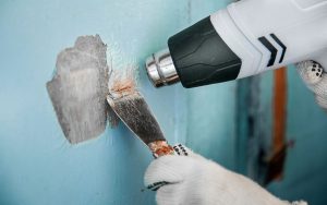 enlever de la peinture sur un mur