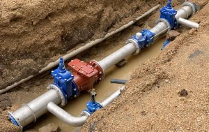 canalisation enterrée