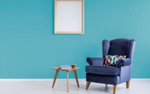 bleu turquoise maison