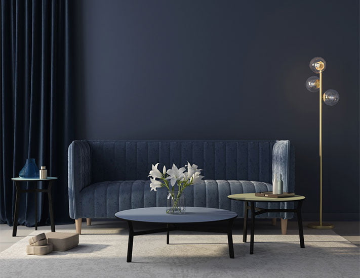 fleurs en harmonie avec la décoration intérieure