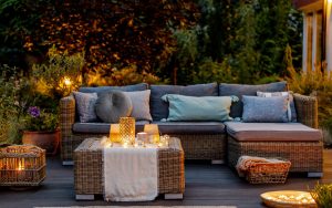 décoration du jardin