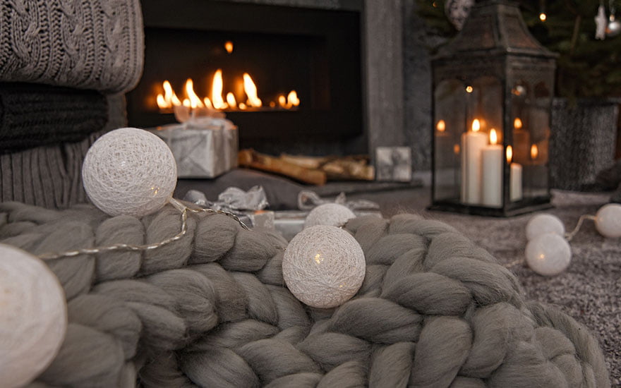 décorer salon avec une cheminee