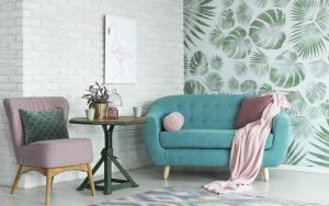 papier peint salon