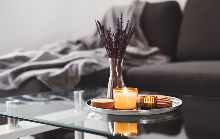 Ambiance Cocooning Bougies Automne