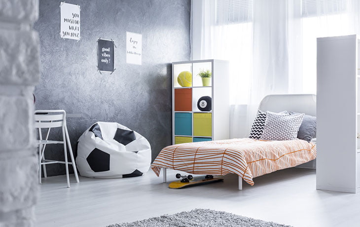 Stickers Foot Deco Chambre Ado